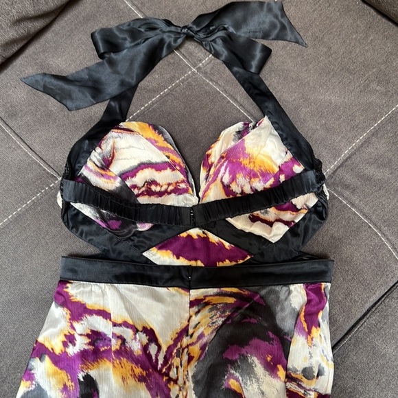 EUC Bebe silk dress size S - Picture 14 of 16